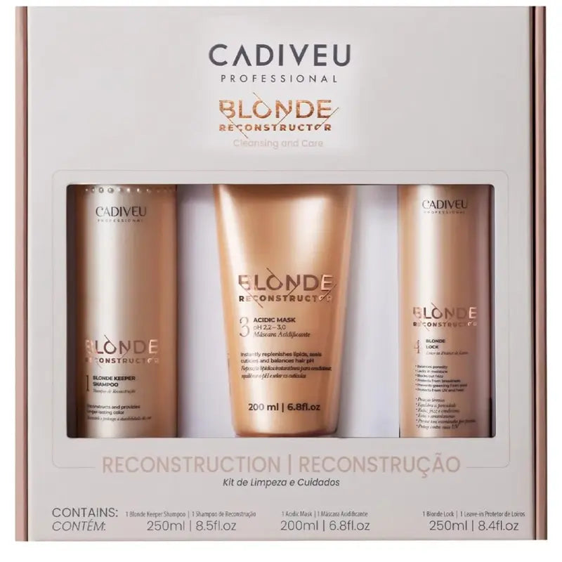 Unbroken  Blonde kit Cadiveu Professional