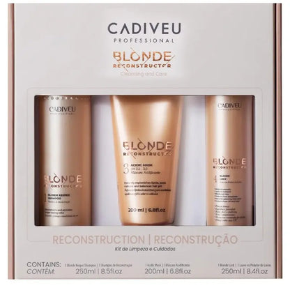 Unbroken  Blonde kit Cadiveu Professional